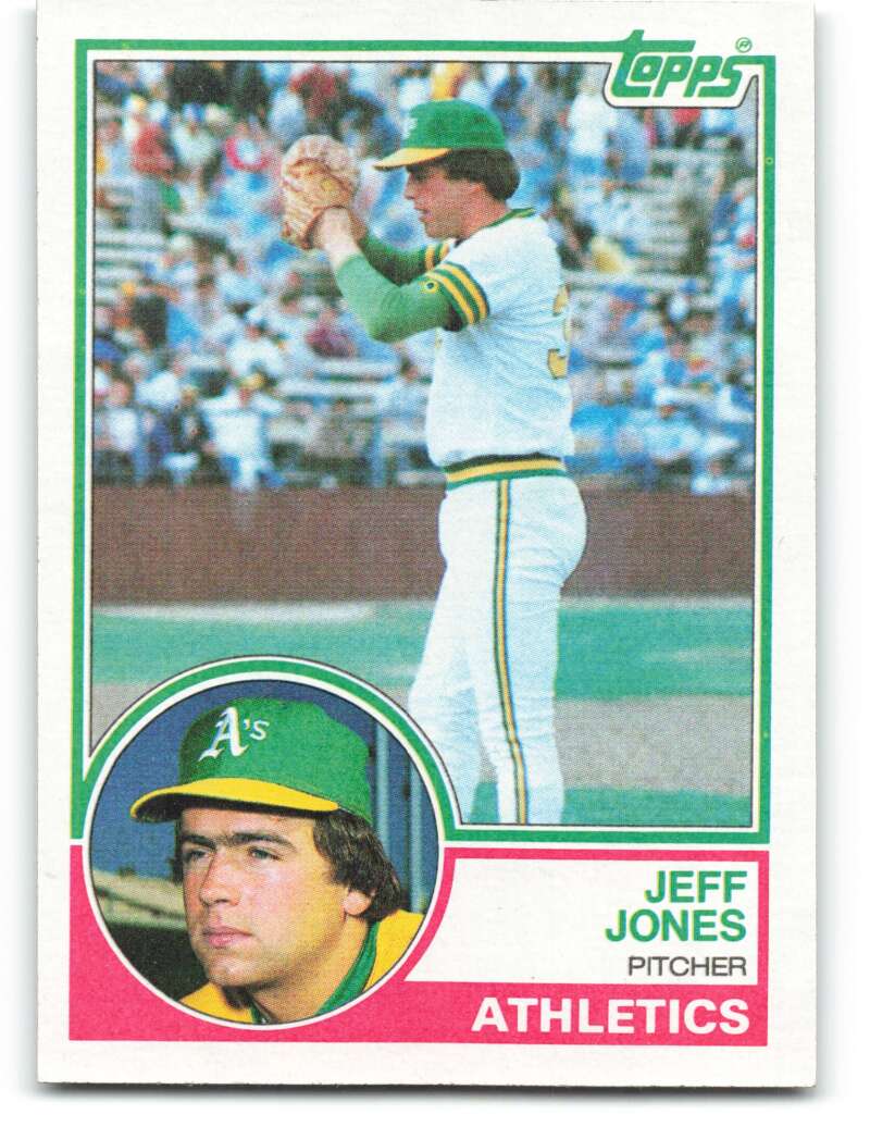1983 Topps Baseball #259 Jeff Jones Oakland Athletics 