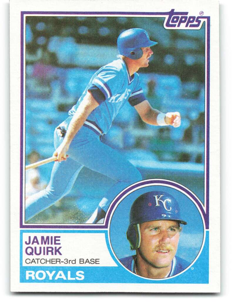 1983 Topps Baseball #264 Jamie Quirk Kansas City Royals 