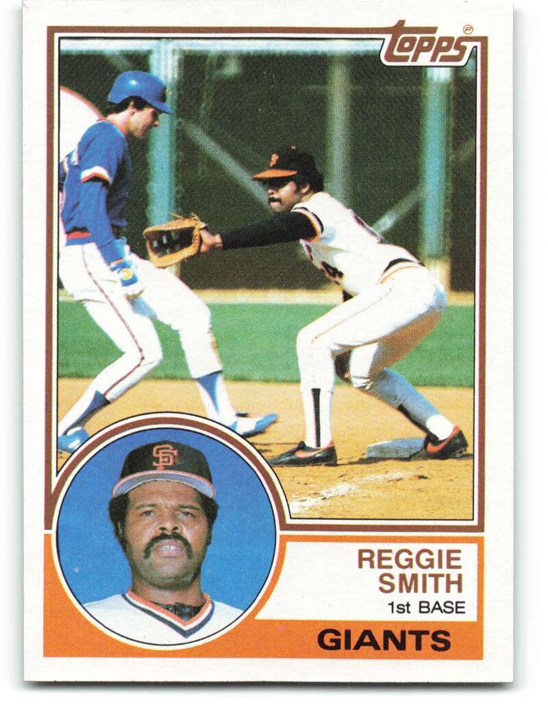 1983 Topps Baseball #282 Reggie Smith San Francisco Giants 