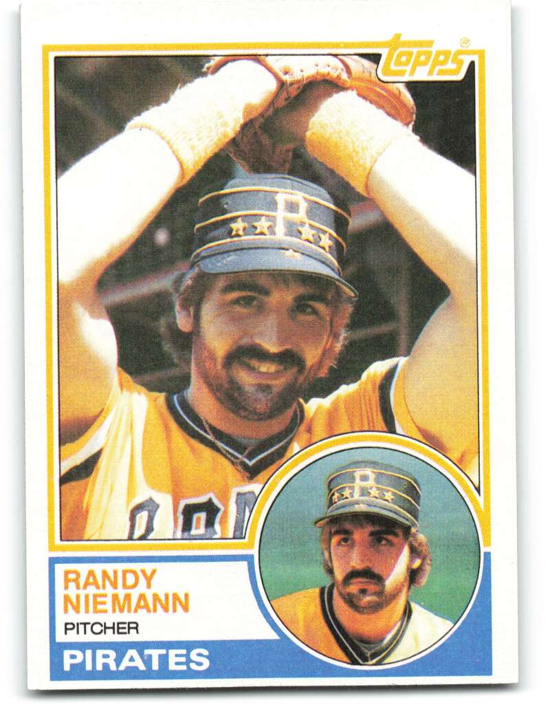 1983 Topps Baseball #329 Randy Niemann Pittsburgh Pirates 