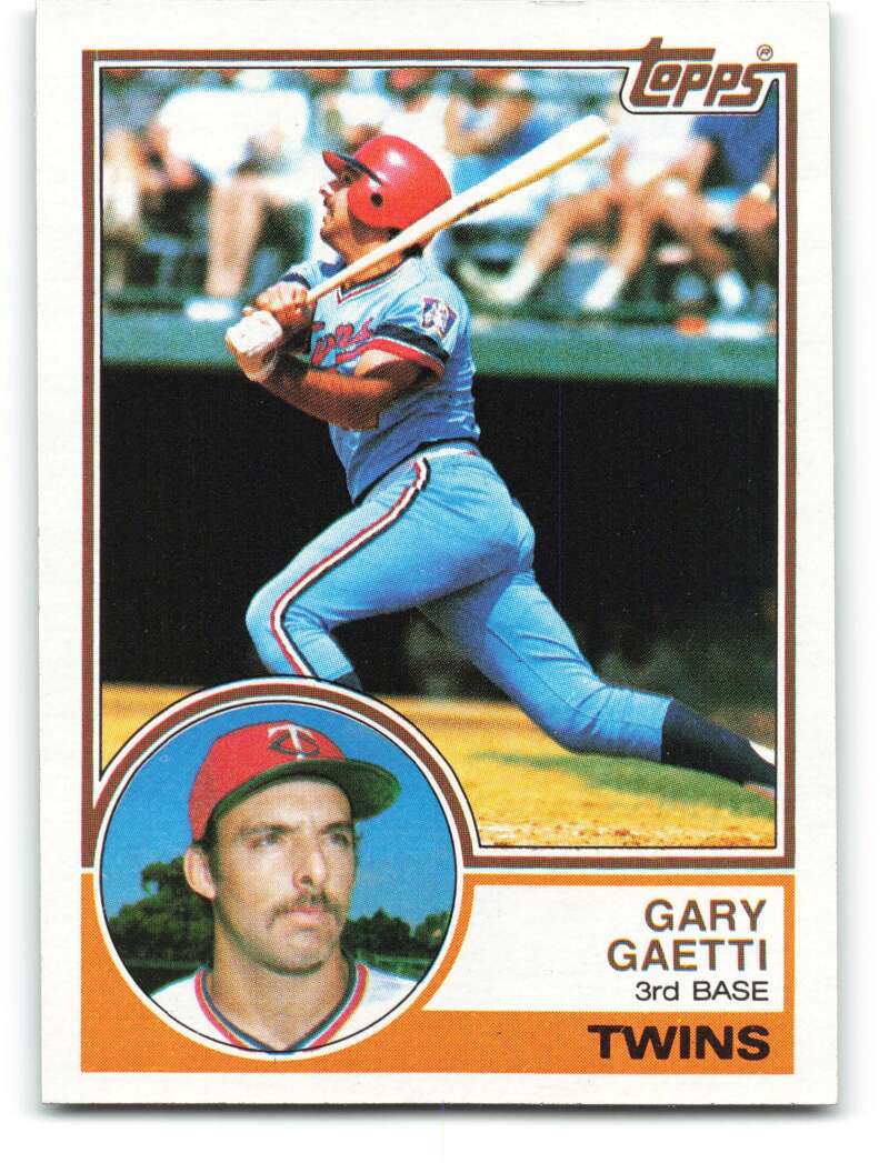 1983 Topps Baseball #431 Gary Gaetti RC Rookie Minnesota Twins 