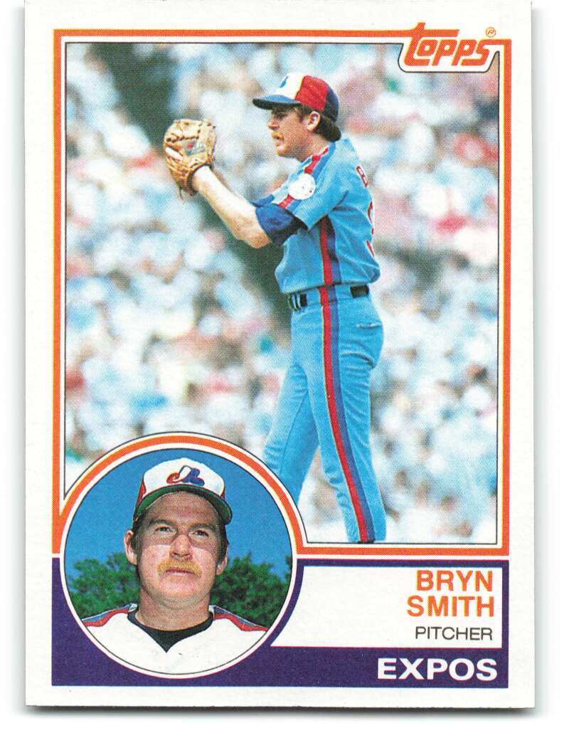 1983 Topps Baseball #447 Bryn Smith Montreal Expos 