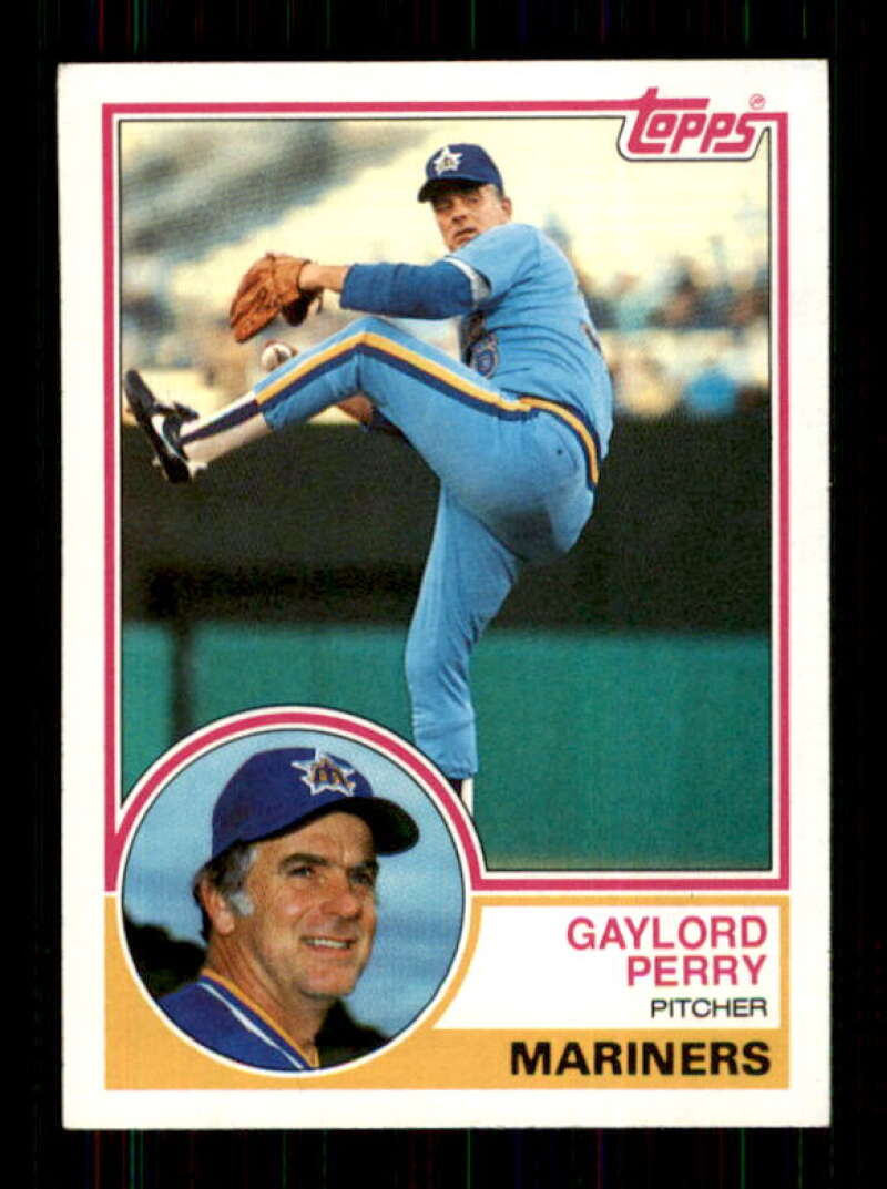 1983 Topps Baseball #463 Gaylord Perry Seattle Mariners 
