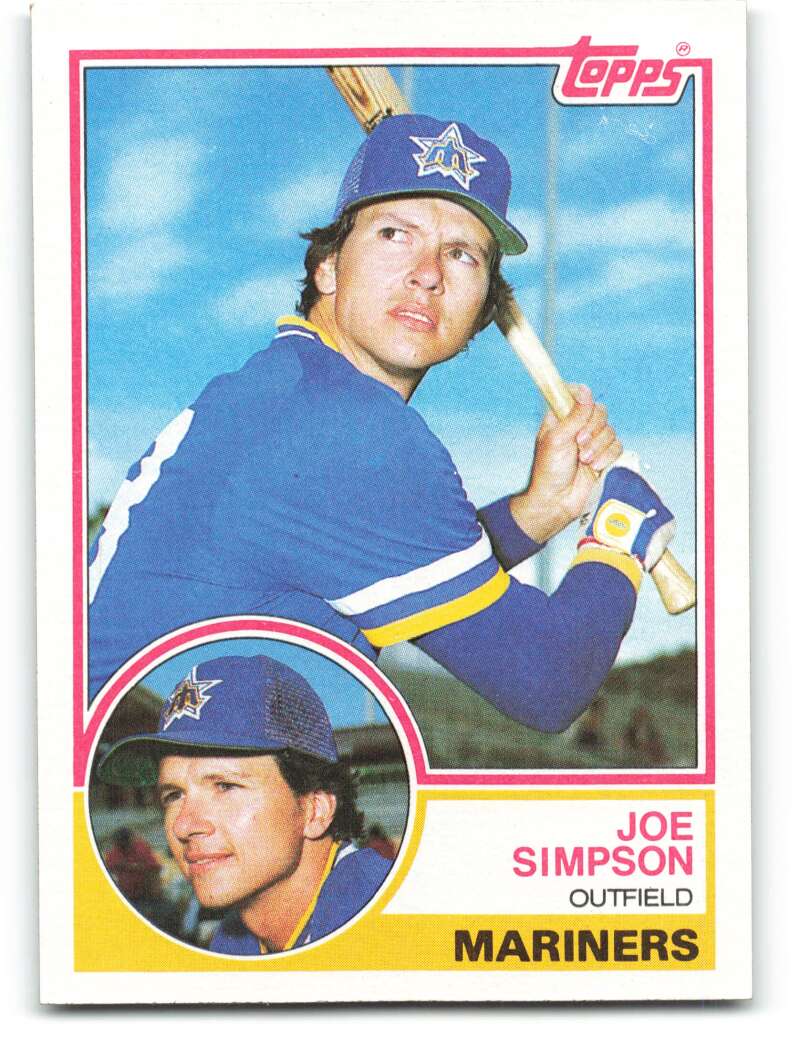 1983 Topps Baseball #567 Joe Simpson Seattle Mariners 