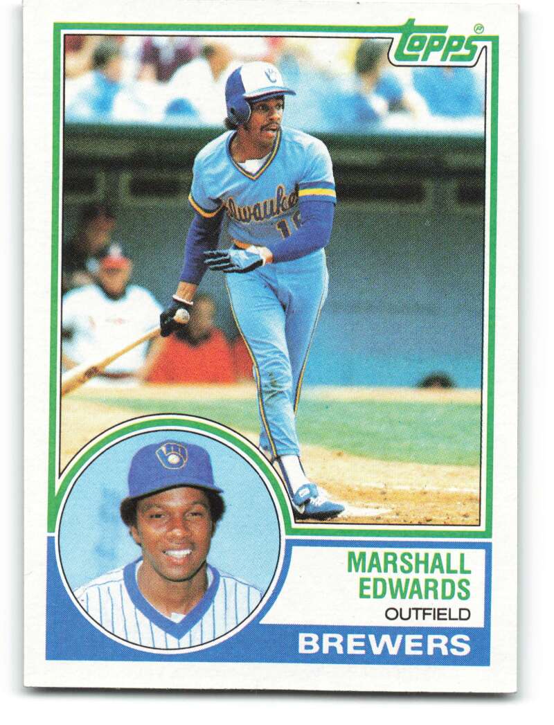 1983 Topps Baseball #582 Marshall Edwards Milwaukee Brewers 