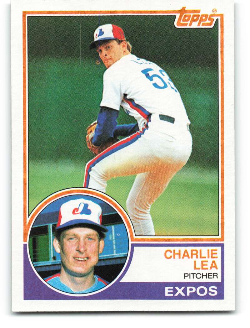 1983 Topps Baseball #629 Charlie Lea Montreal Expos 