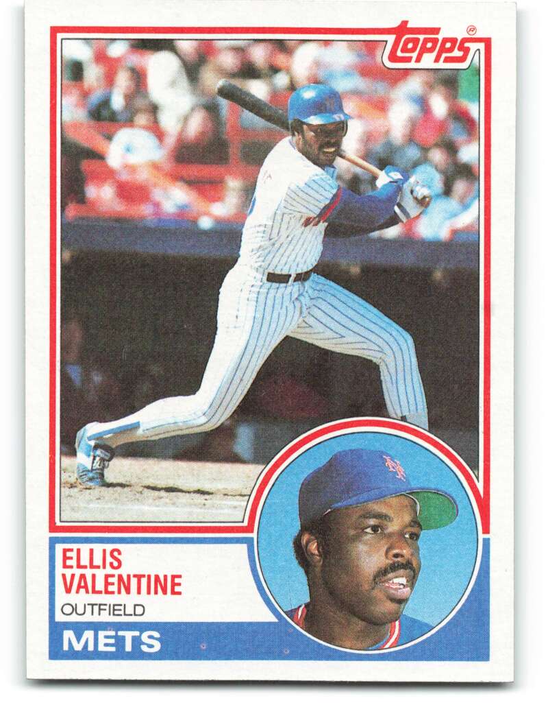 1983 Topps Baseball #653 Ellis Valentine New York Mets 