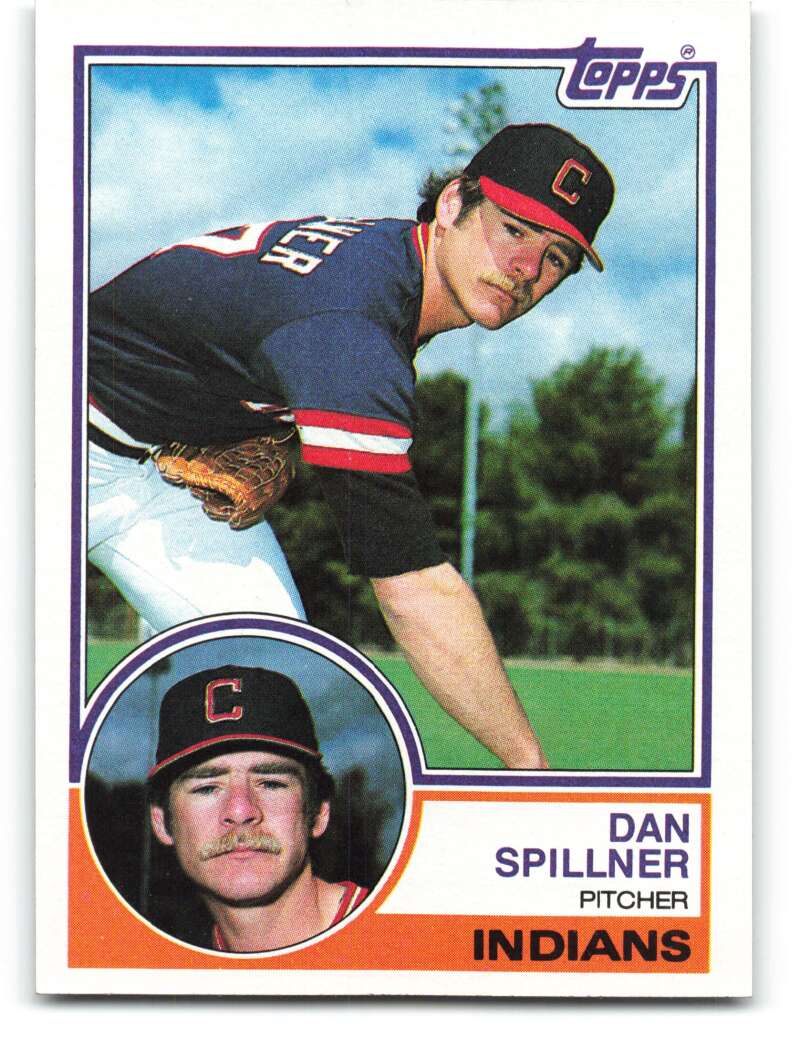 1983 Topps Baseball #725 Dan Spillner Cleveland Indians 