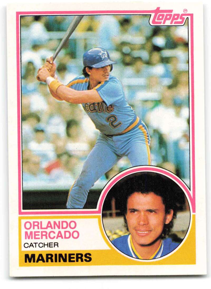 1983 Topps Traded Baseball #71T Orlando Mercado RC Rookie Seattle Mariners 