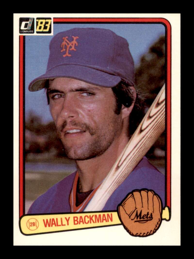 1983 Donruss #618 Wally Backman NM-MT New York Mets Baseball 