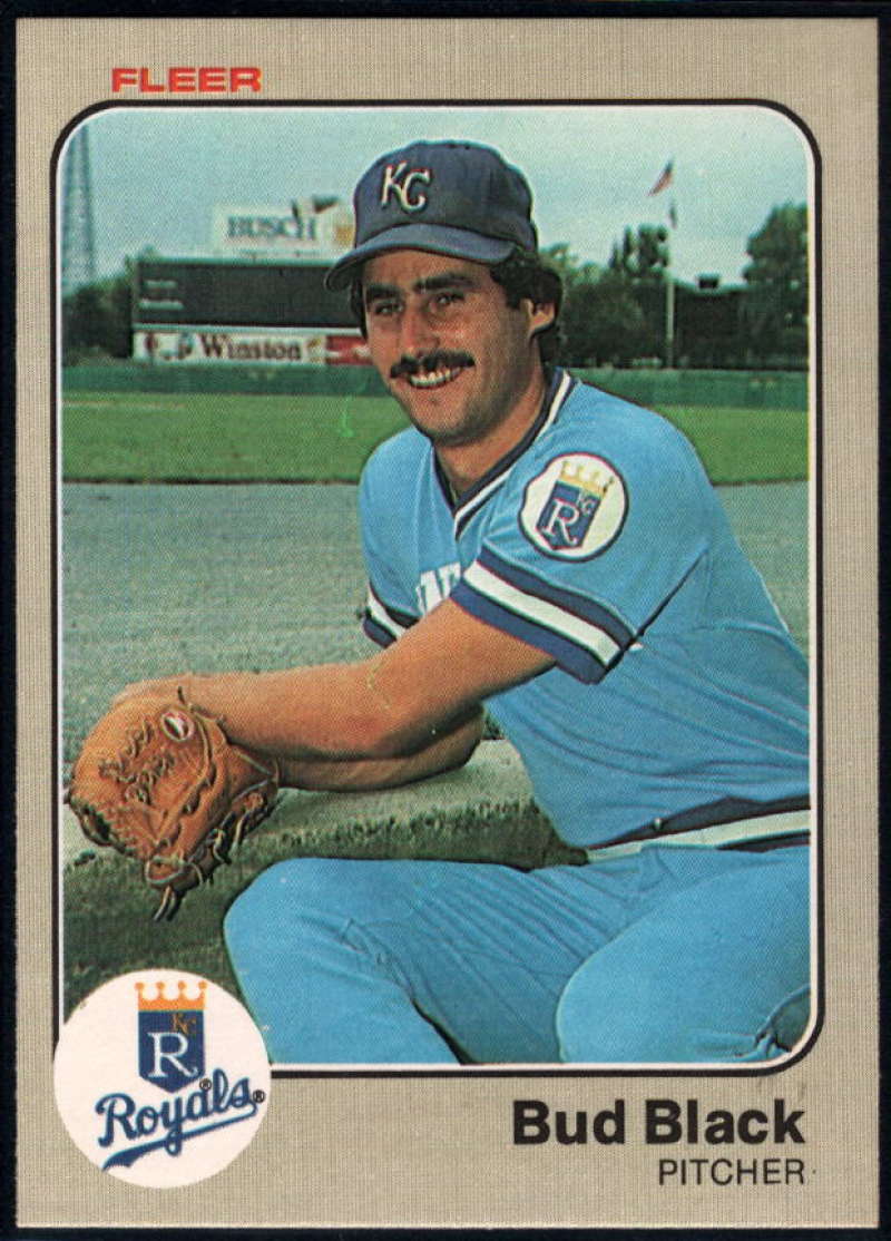 1983 Fleer #107 Bud Black NM-MT RC Rookie Kansas City Royals Baseball 