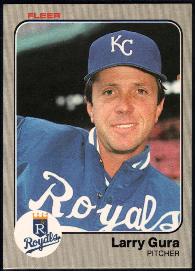 1983 Fleer Baseball #113 Larry Gura Kansas City Royals 