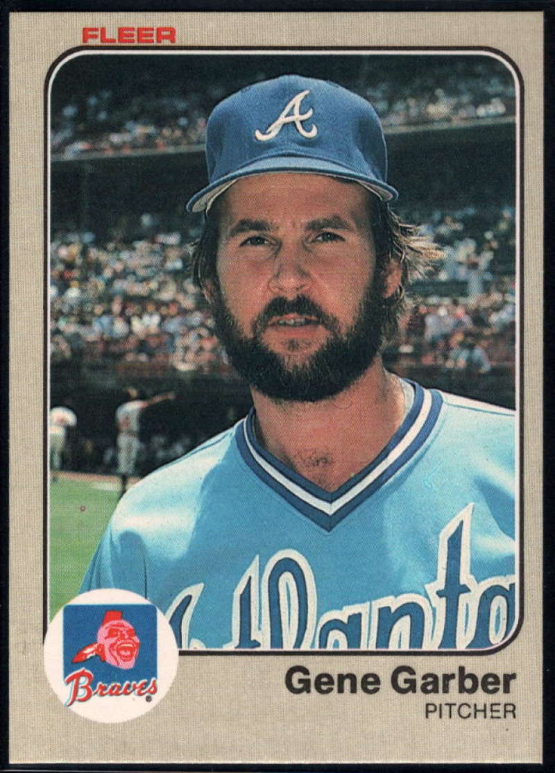 1983 Fleer Baseball #136 Gene Garber Atlanta Braves 