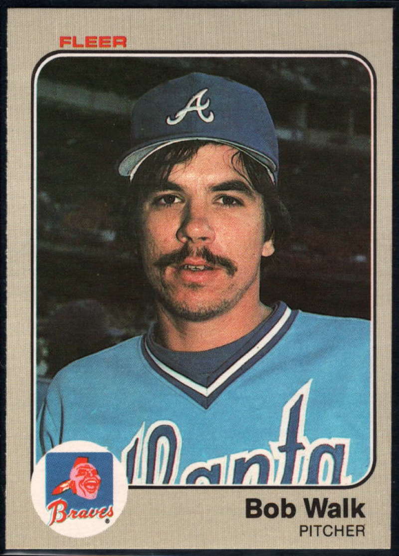 1983 Fleer #149 Bob Walk NM-MT Atlanta Braves Baseball 