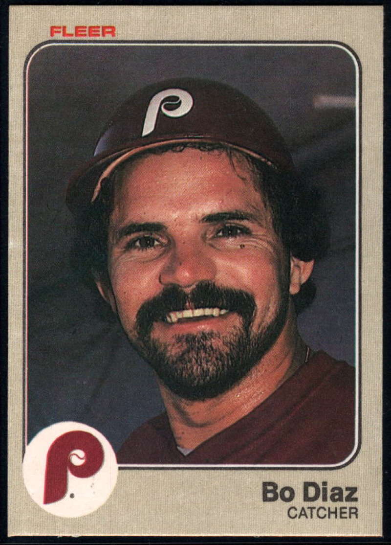 1983 Fleer #160 Bo Diaz NM-MT Philadelphia Phillies Baseball 