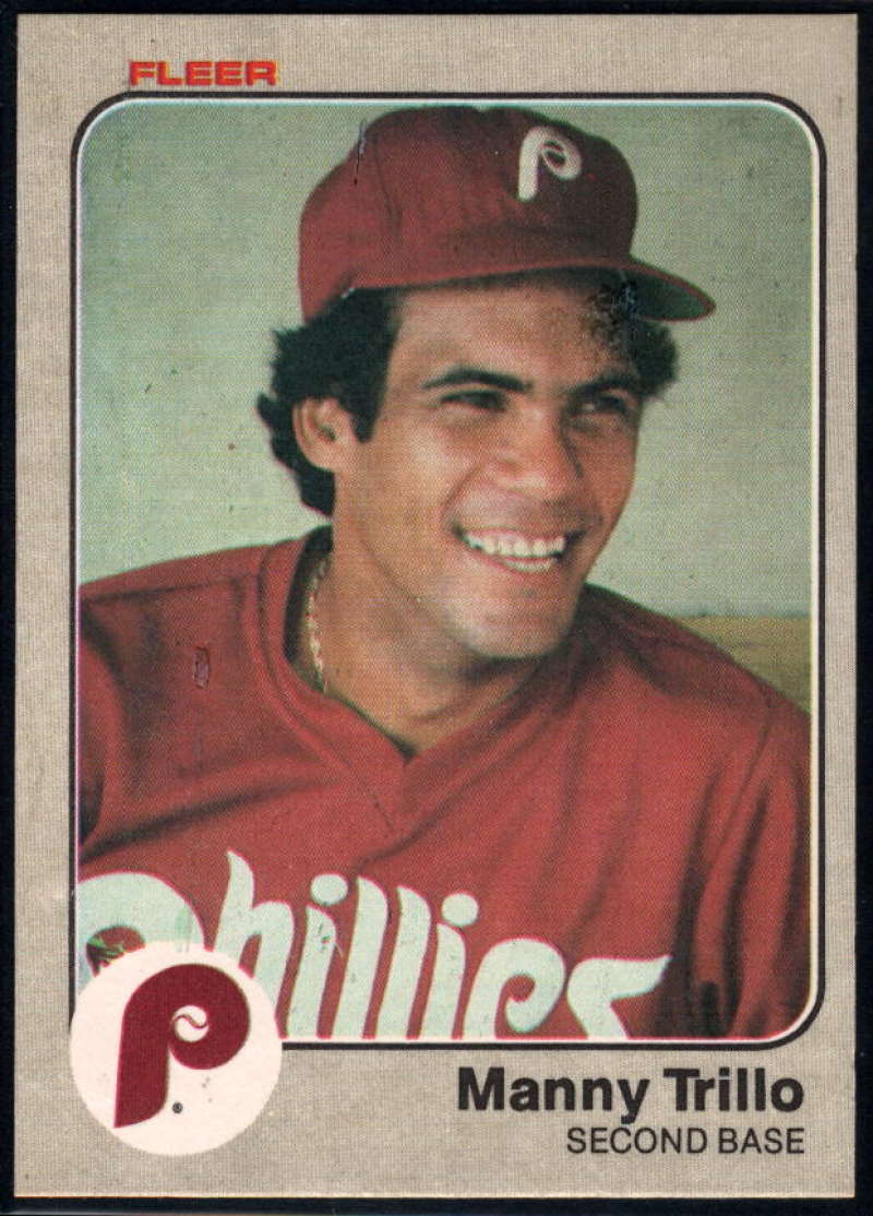 1983 Fleer #174 Manny Trillo NM-MT Philadelphia Phillies Baseball 
