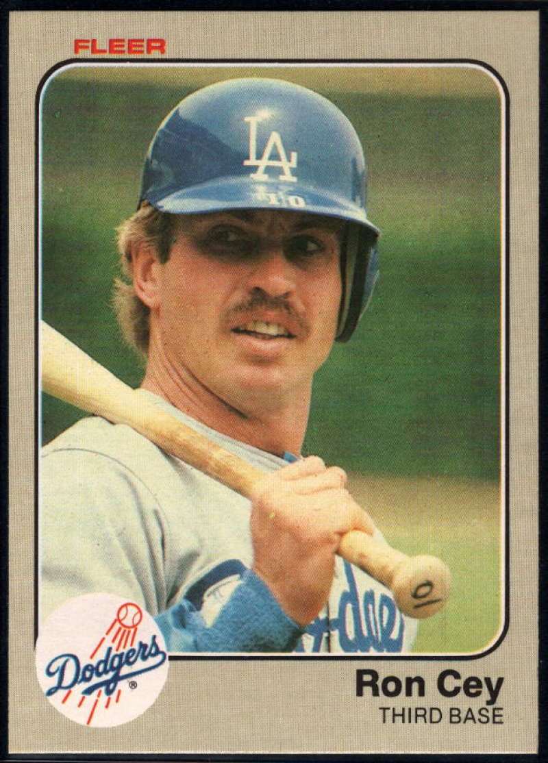 1983 Fleer #204 Ron Cey NM-MT Los Angeles Dodgers Baseball 