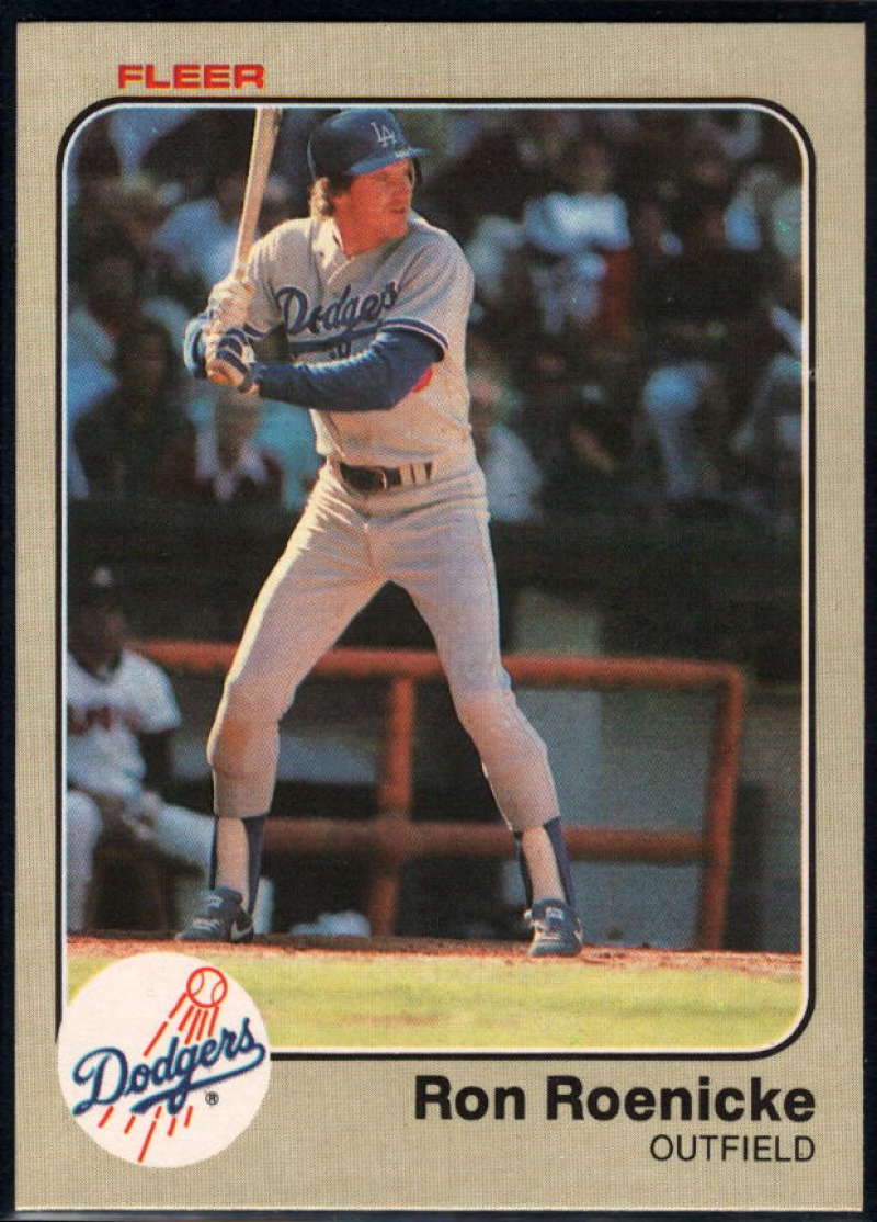 1983 Fleer #217 Ron Roenicke NM-MT Los Angeles Dodgers Baseball 