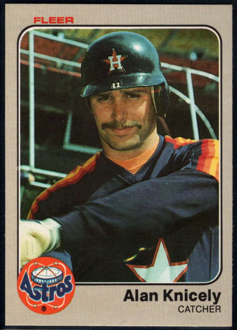 1983 Fleer #452 Alan Knicely NM-MT Houston Astros Baseball 
