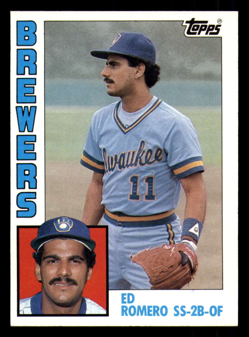 1984 Topps Baseball #146 Ed Romero Milwaukee Brewers 