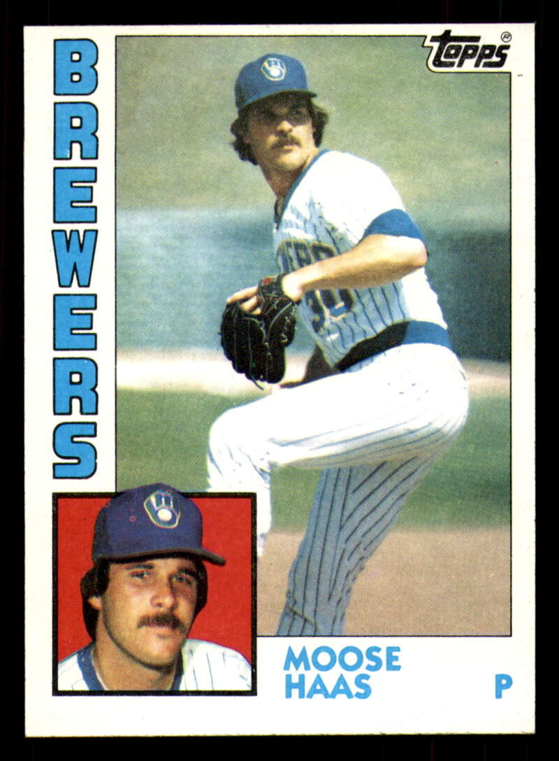 1984 Topps Baseball #271 Moose Haas Milwaukee Brewers 