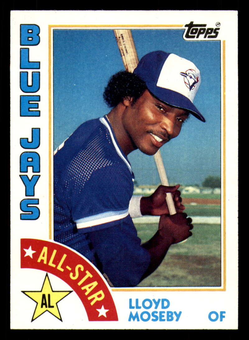 1984 Topps Baseball #403 Lloyd Moseby Toronto Blue Jays AS 