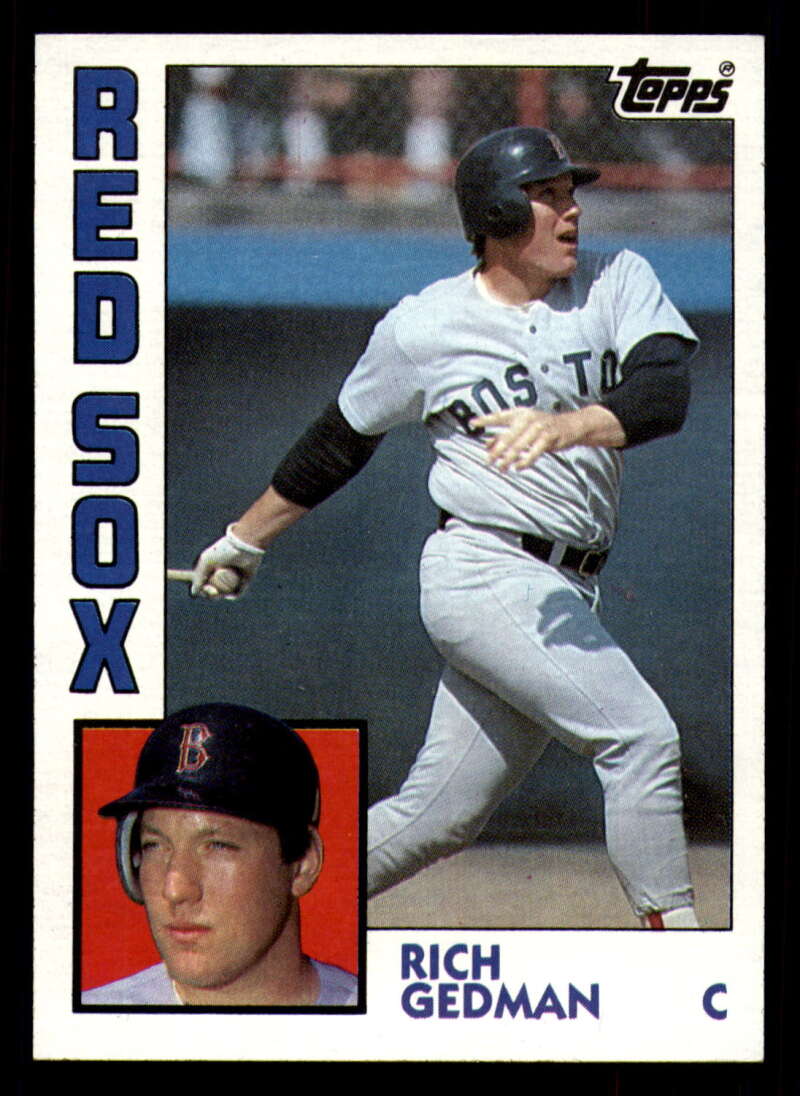 1984 Topps Rich Gedman #498 NM Red Sox