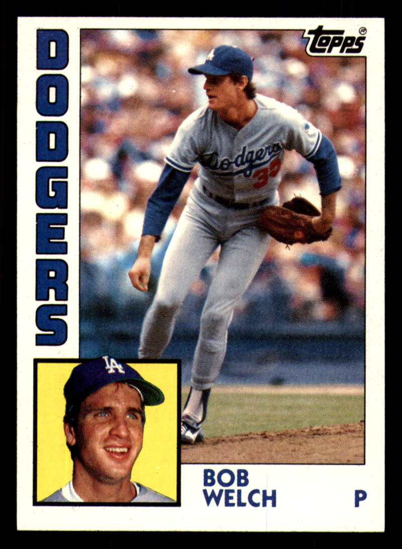 1984 Topps #722 Bob Welch NM-MT Los Angeles Dodgers 