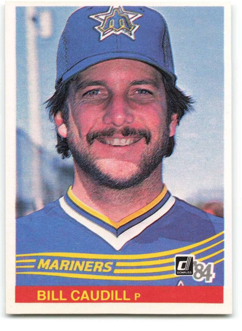 1984 Donruss Baseball #118 Bill Caudill Seattle Mariners  Official MLB Trading Card Sharp Edges and Corners from Set Break (Stock Photo Shown, Centeri