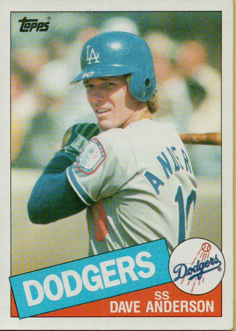 1985 Topps #654 Dave Anderson NM Near Mint