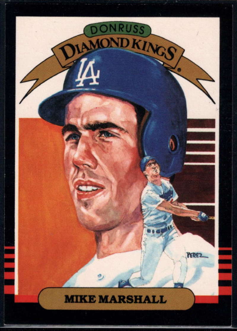 1985 Donruss #12 Mike Marshall DK NM-MT Los Angeles Dodgers Baseball 