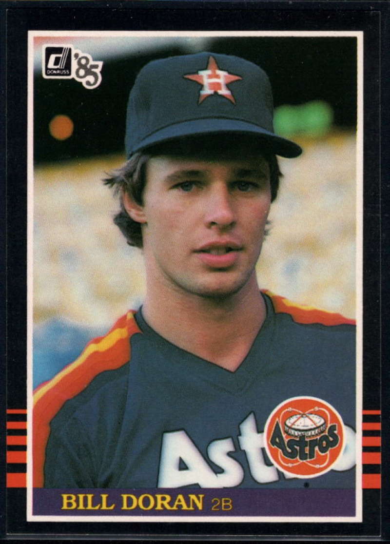 1985 Donruss Baseball #84 Bill Doran Houston Astros  Official MLB Trading Card (Stock Photo Used, Sharp Corners NM+ Guaranteed)