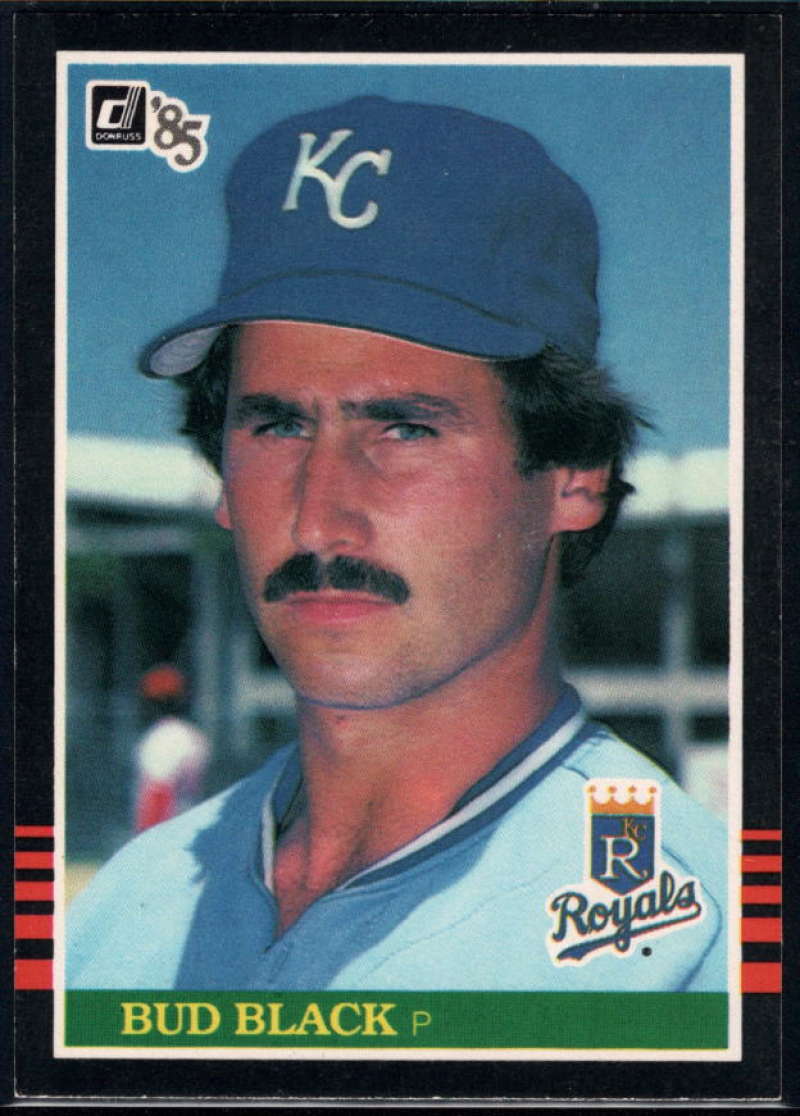 1985 Donruss Baseball #100 Bud Black Kansas City Royals  Official MLB Trading Card (Stock Photo Used, Sharp Corners NM+ Guaranteed)