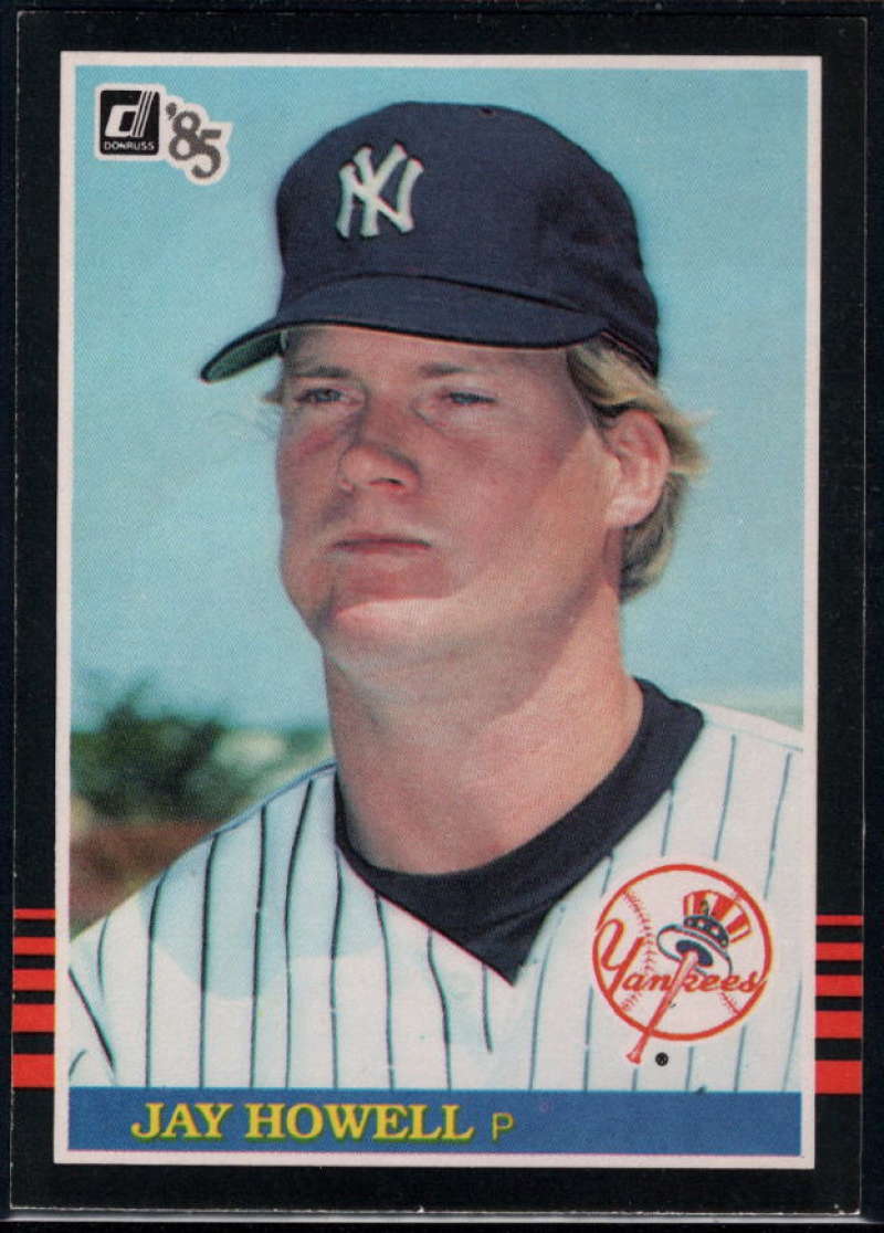1985 Donruss Baseball #103 Jay Howell New York Yankees  Official MLB Trading Card (Stock Photo Used, Sharp Corners NM+ Guaranteed)
