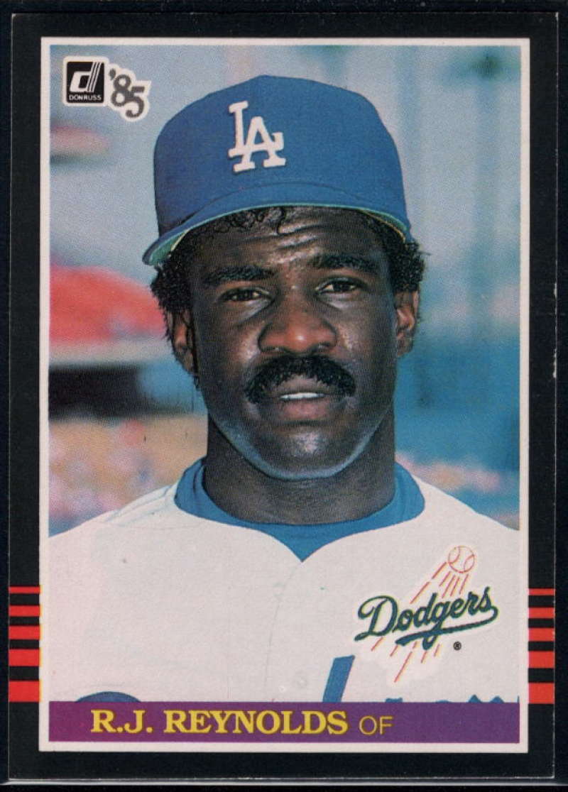 1985 Donruss Baseball #128 R.J. Reynolds Los Angeles Dodgers  Official MLB Trading Card (Stock Photo Used, Sharp Corners NM+ Guaranteed)