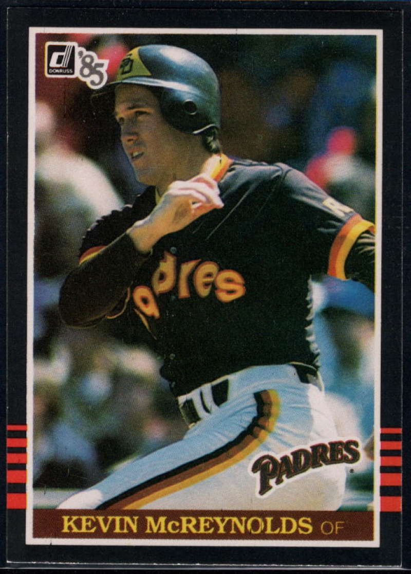 1985 Donruss Baseball #139 Kevin McReynolds San Diego Padres  Official MLB Trading Card (Stock Photo Used, Sharp Corners NM+ Guaranteed)