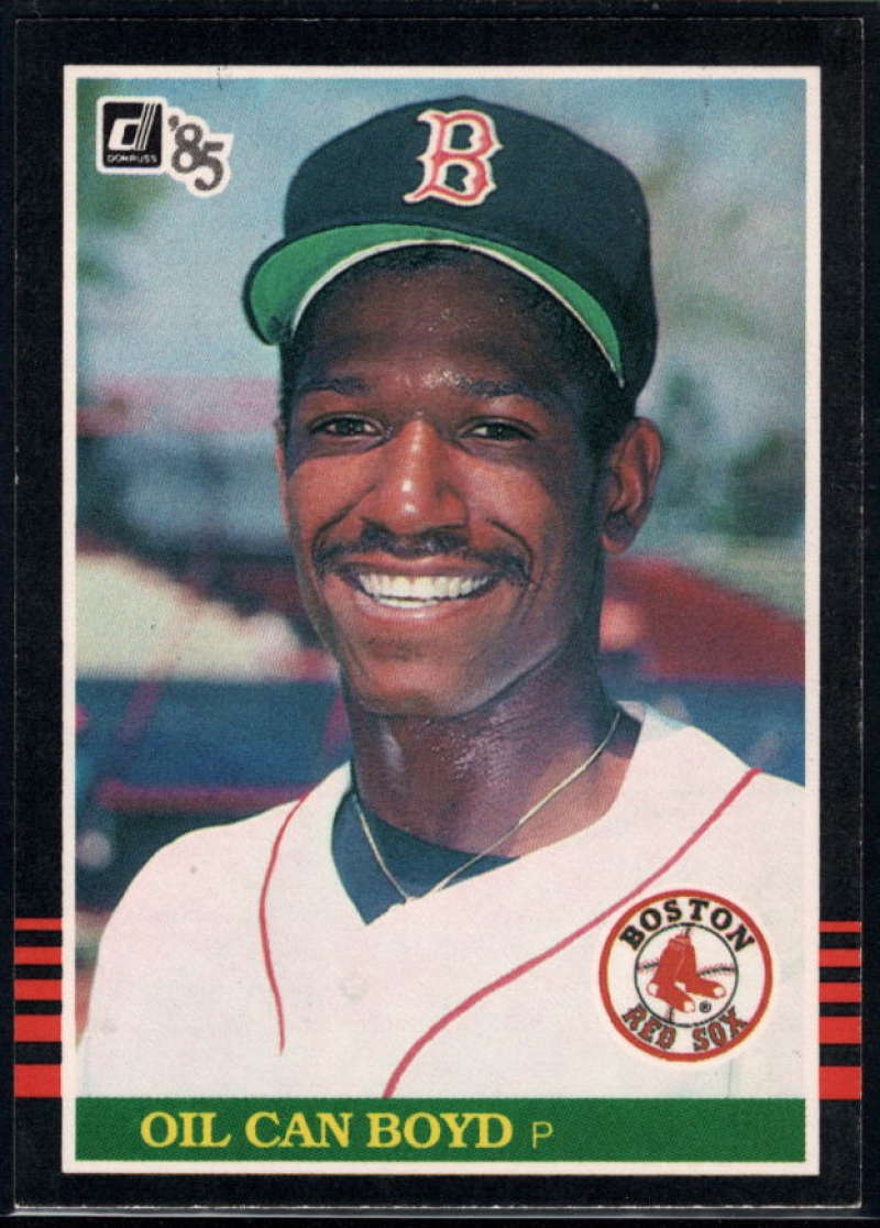 1985 Donruss Baseball #151 Oil Can Boyd Boston Red Sox  Official MLB Trading Card (Stock Photo Used, Sharp Corners NM+ Guaranteed)