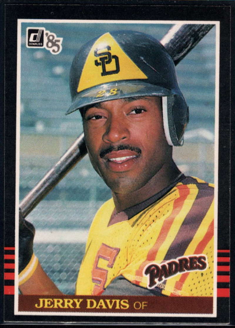 1985 Donruss Baseball #162 Jerry Davis RC Rookie San Diego Padres  Official MLB Trading Card (Stock Photo Used, Sharp Corners NM+ Guaranteed)