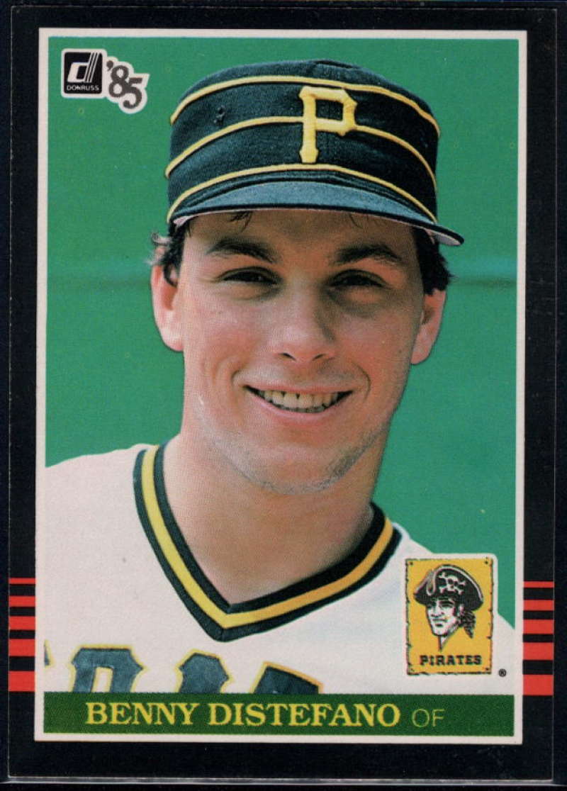 1985 Donruss Baseball #166 Benny Distefano RC Rookie Pittsburgh Pirates  Official MLB Trading Card (Stock Photo Used, Sharp Corners NM+ Guaranteed)