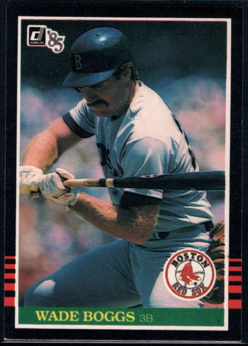 1985 Donruss Baseball #172 Wade Boggs Boston Red Sox  Official MLB Trading Card (Stock Photo Used, Sharp Corners NM+ Guaranteed)