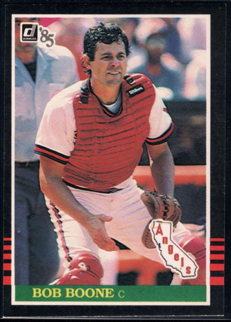 1985 Donruss #230 Bob Boone NM-MT California Angels Baseball 