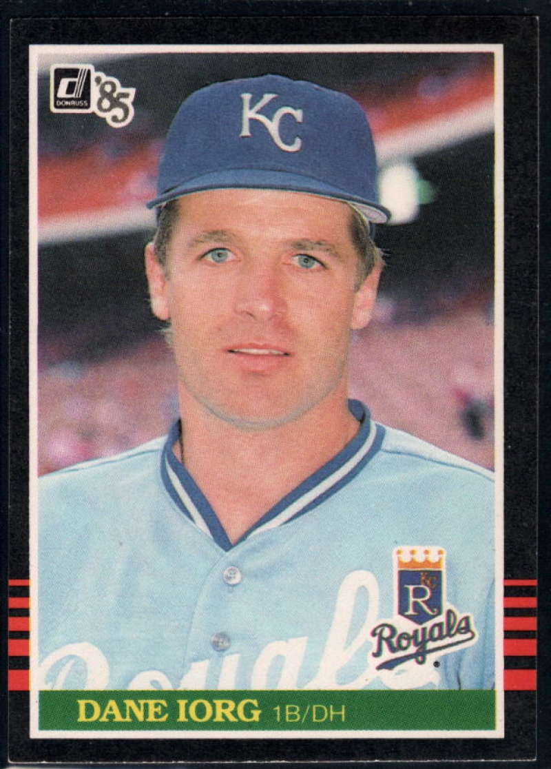 1985 Donruss #252 Dane Iorg NM-MT Kansas City Royals Baseball 