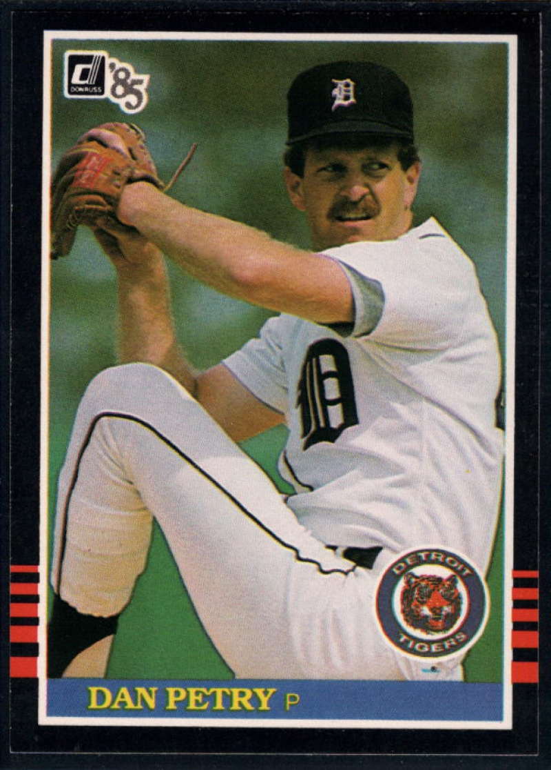 1985 Donruss Baseball #334 Dan Petry Detroit Tigers  Official MLB Trading Card (Stock Photo Used, Sharp Corners NM+ Guaranteed)