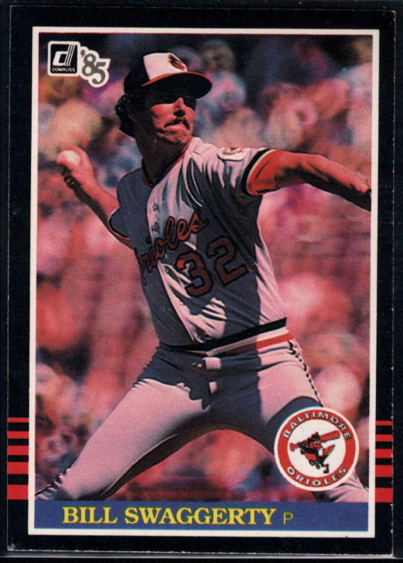 1985 Donruss Baseball #392 Bill Swaggerty Baltimore Orioles  Official MLB Trading Card (Stock Photo Used, Sharp Corners NM+ Guaranteed)