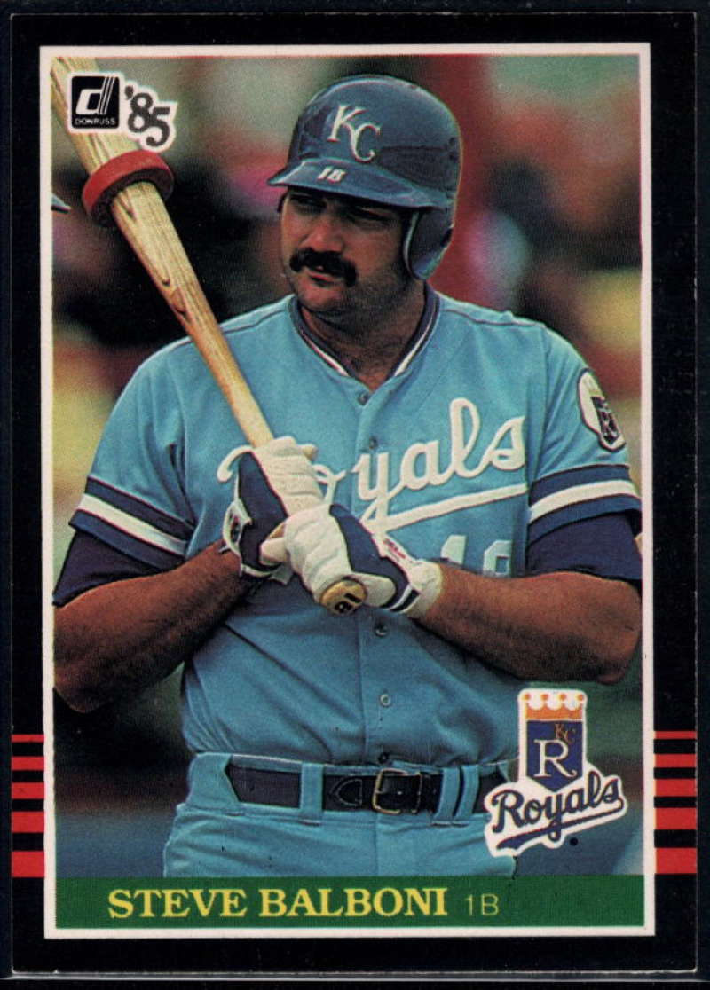 1985 Donruss #419 Steve Balboni NM-MT Kansas City Royals Baseball 