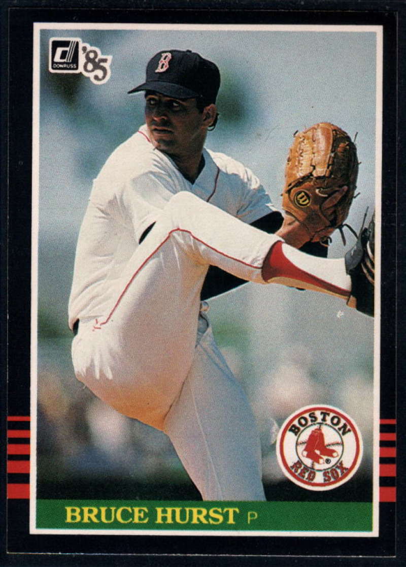 1985 Donruss Baseball #493 Bruce Hurst Boston Red Sox  Official MLB Trading Card (Stock Photo Used, Sharp Corners NM+ Guaranteed)