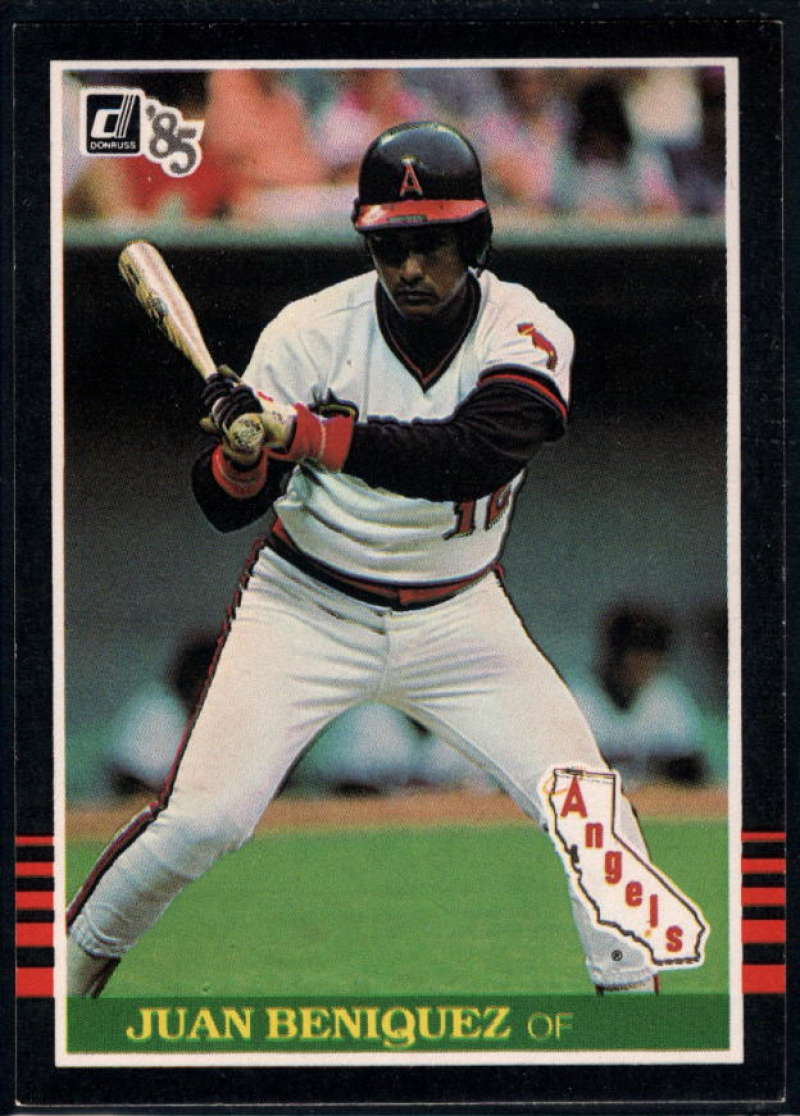1985 Donruss #573 Juan Beniquez NM-MT California Angels Baseball 