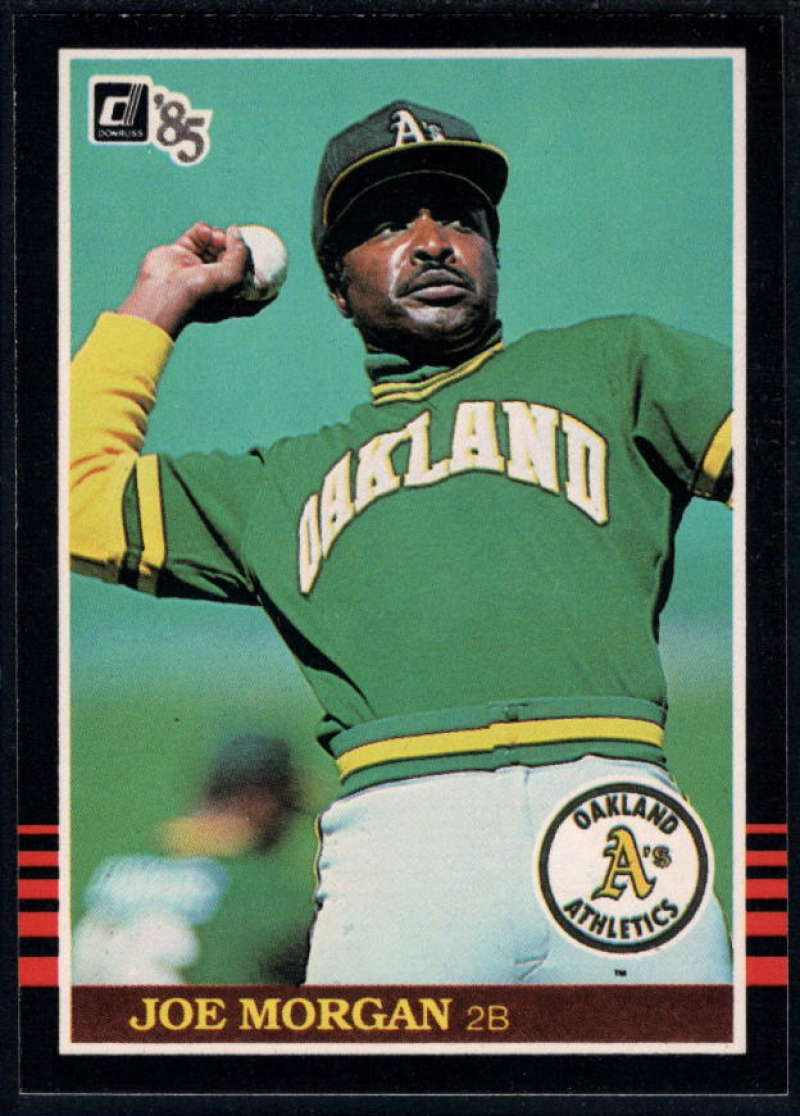 1985 Donruss #584 Joe Morgan NM-MT Oakland Athletics Baseball 