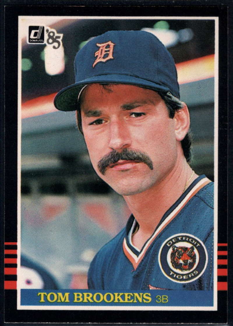 1985 Donruss #593 Tom Brookens NM-MT Detroit Tigers Baseball 