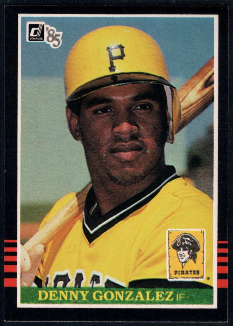 1985 Donruss #600 Denny Gonzalez NM-MT RC Rookie Pittsburgh Pirates Baseball 